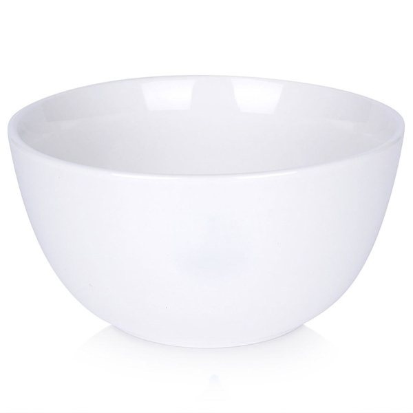 Alsidig porcelænsskål 950 ml, tåler opvaskemaskine og mikroovn