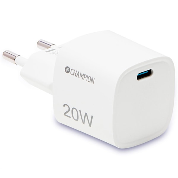 Oplader 20W PD Hvid