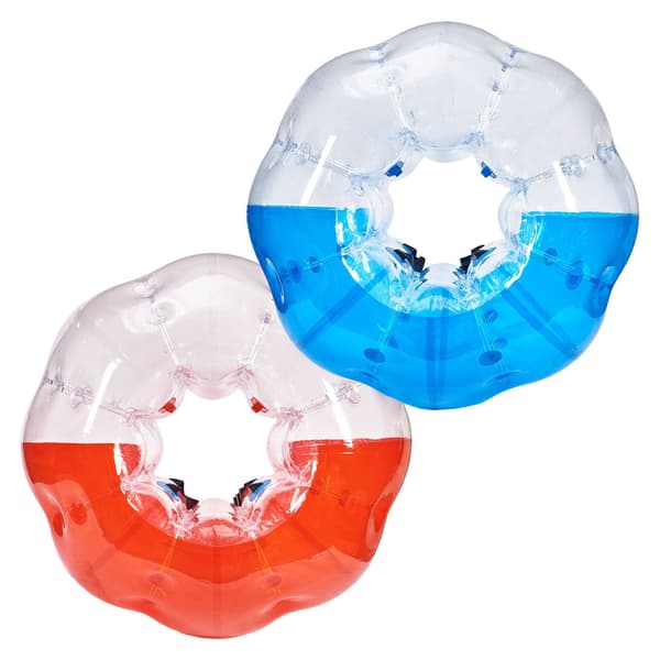 Uppblåsbara stötfångarbollar 2-pack, 1,5 m, 0,8 mm PVC