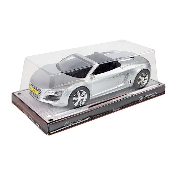 1:18 Silver Cabriolet -leluauto – kestävä, yksityiskohtainen ja hauska