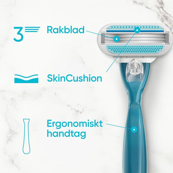 Barberblade Glat 8 stk