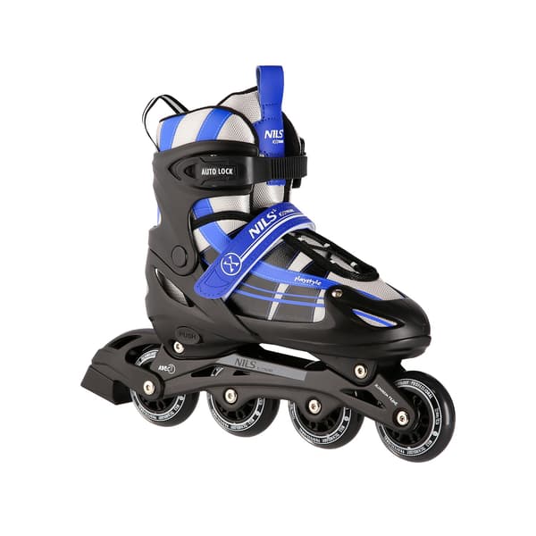 2-i-1 inline & skøjter, mørkeblå, størrelse L (39-42)
