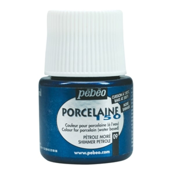 Pebeo Porcelaine 150 45 ml. - 109 Shimmer Petrole