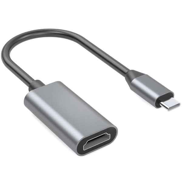 USB-C till HDMI Adapter 5V, 1A - Svart/Grå