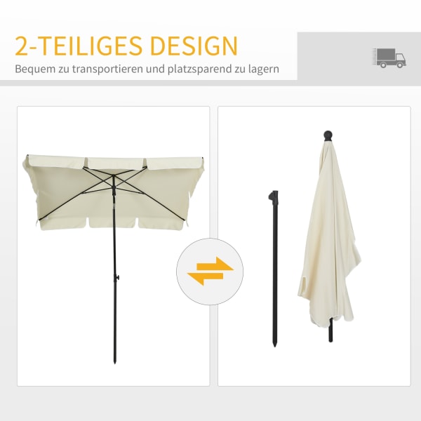 Parasol Uv Protection -Puutarhasateenvarjo Kokoontaitettava, Täy