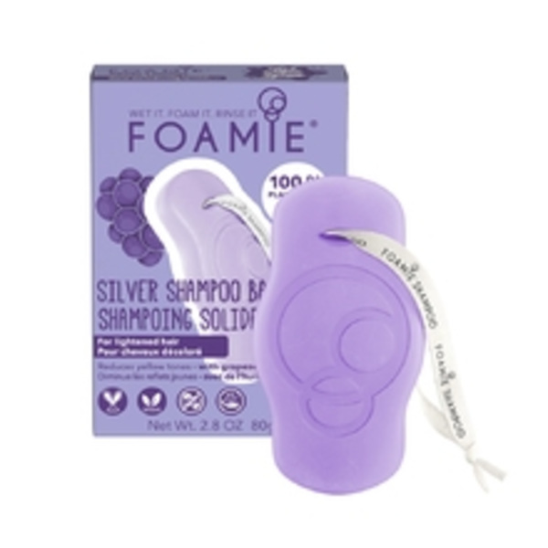 Foamie - Bar Silver Linings Silver Shampoo Grapeseed Oil (to reduce yellow tones) - Solid shampoo 80.0g