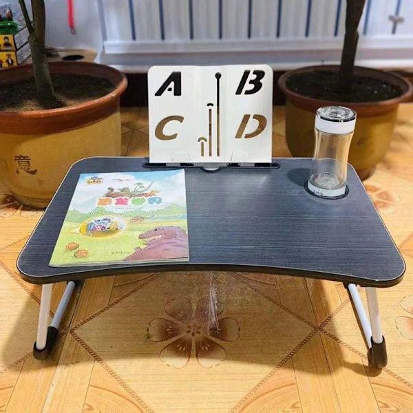 Herzberg HG-04173: Sammenklappeligt skrivebord med kop- og tabletholder