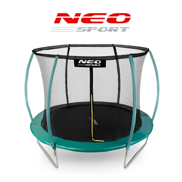Trampolin til haven 8ft/252cm med indvendigt sikkerhedsnet fra Neo-Sport