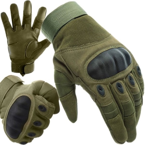 XL taktiska handskar - khaki Trizand 21772