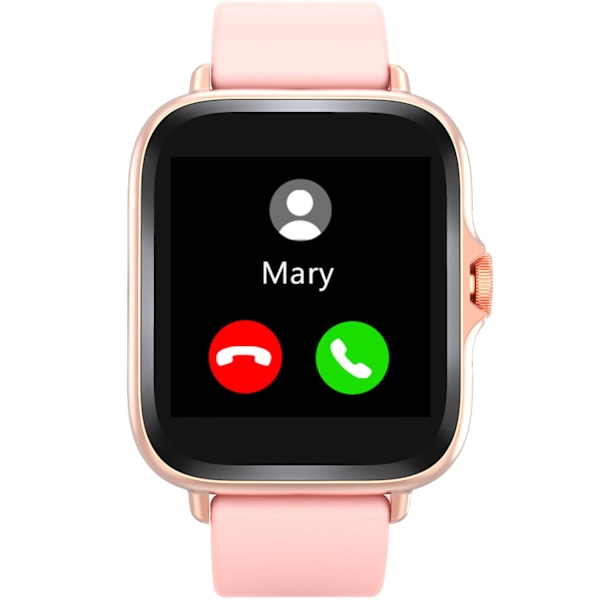SmartWatch 1,44" näyttö Sydänsensori Vaaleanpunainen