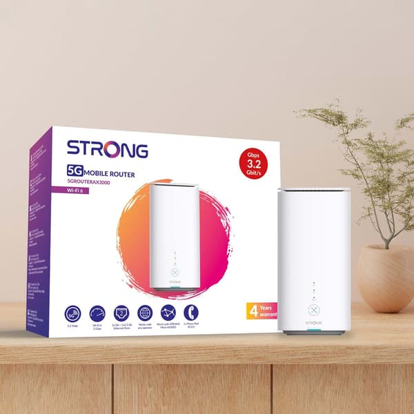 5G WiFi 6 Router, AX3000, Op til 3,2 Gbps Hastighed