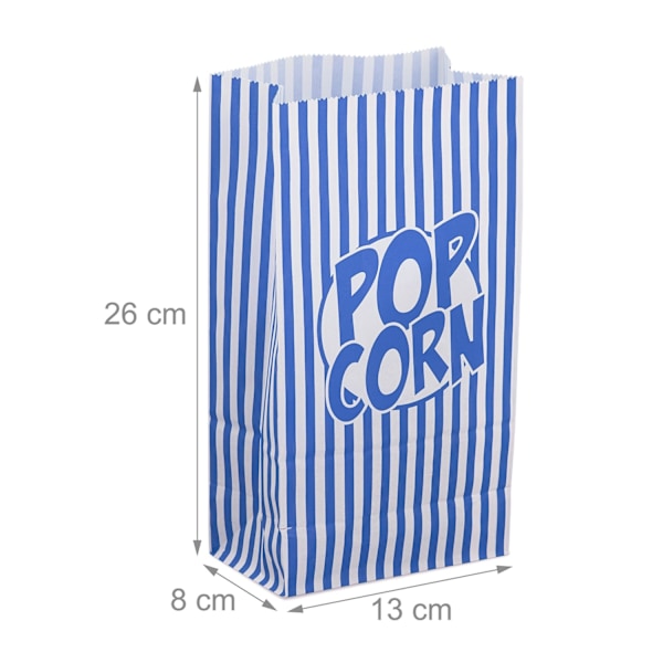 Retro popcornkartio 144 kpl
