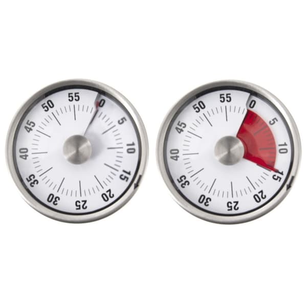 Analog timer med magnet til køkken og bagning
