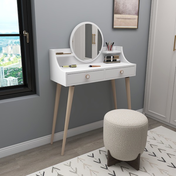 Smink Table Roys - Vit