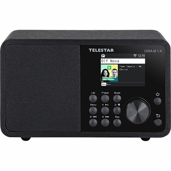 DIRA M 1 A EWF Kompakt Mono Multifunktionsradio Svart
