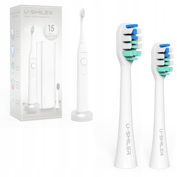 Sonic tandborsthuvuden, mjuka borst, 2-pack
