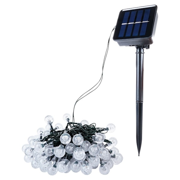 Aurinkoenergialla toimiva puutarhaseppele 100 lämpimällä LED-valolla