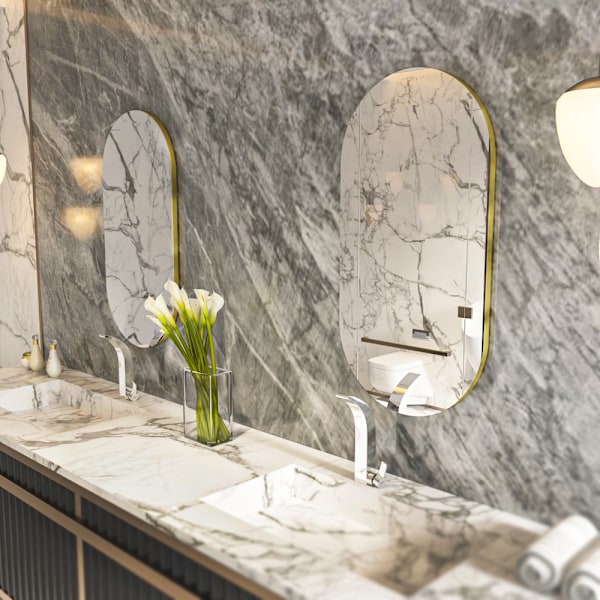 Mirror Riors - Transparent, Guld