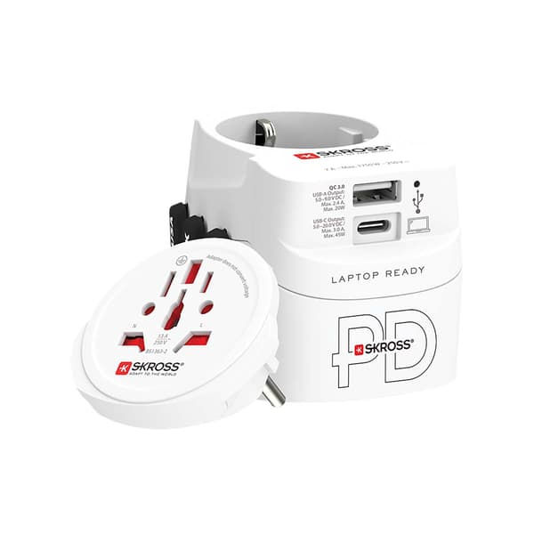 Reseadapter med 45W USB-C snabbladdning