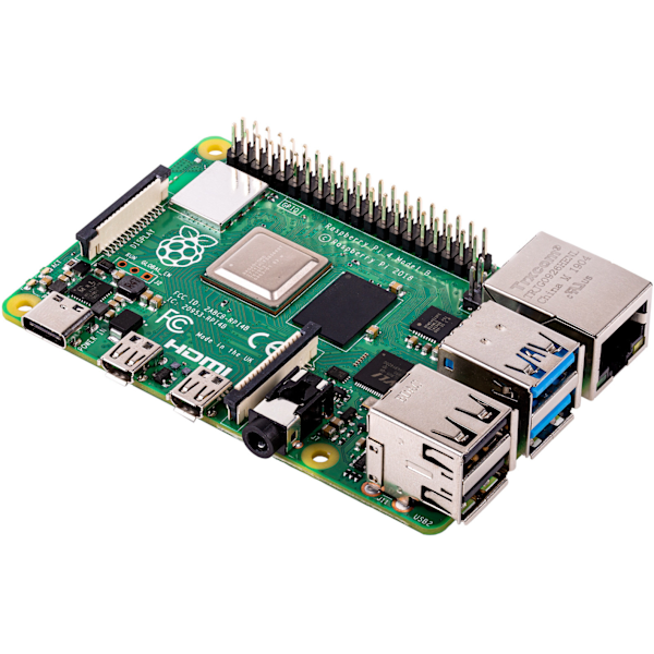 Raspberry Pi 4 modell B 8 GB - en dator med ett kretskort