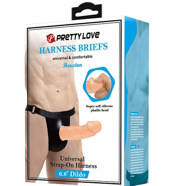 Pretty Love - Harnnes Briefs Med Didlo inkluderet