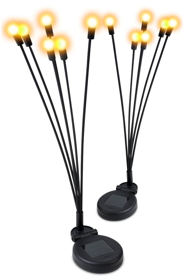Solcellslampa, eldflugor, 2 st Ilumen LS-101