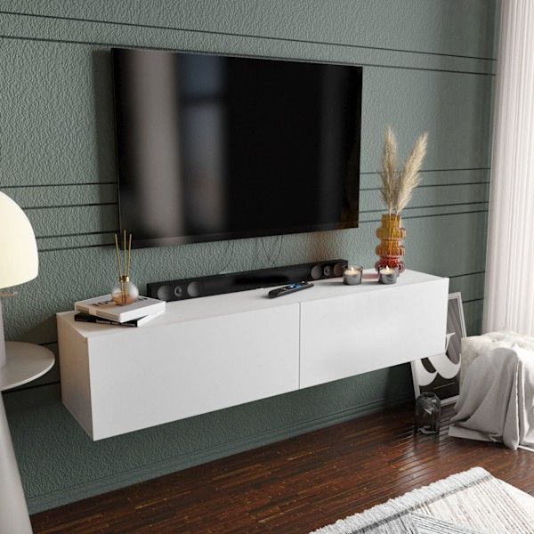 TV Stand Poling - Hvid