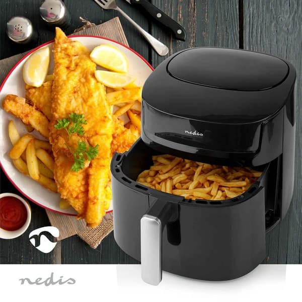 Hot Air Fryer | 7,2 l | Timer: 240 min | Antal forudindstillede programmer: 8 | Digital | Sort