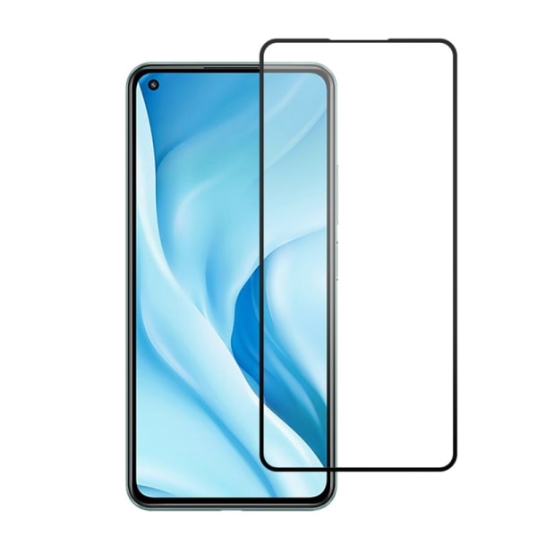 Crong 7D Nano Flexible Glass – täysin peittävä hybridi-näytönsuoja 9H Xiaomi Mi 11 Lite 5G