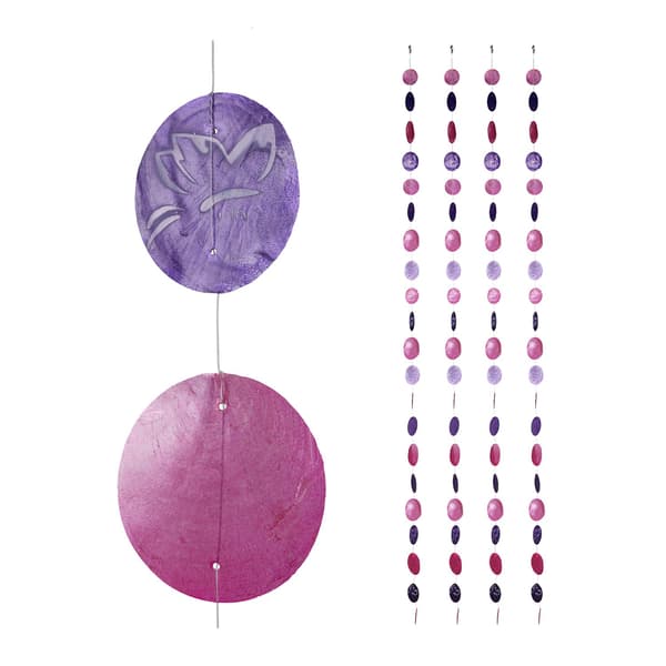 Capiz Shell Garland Set om 4 – Inomhus/Utomhusdekor