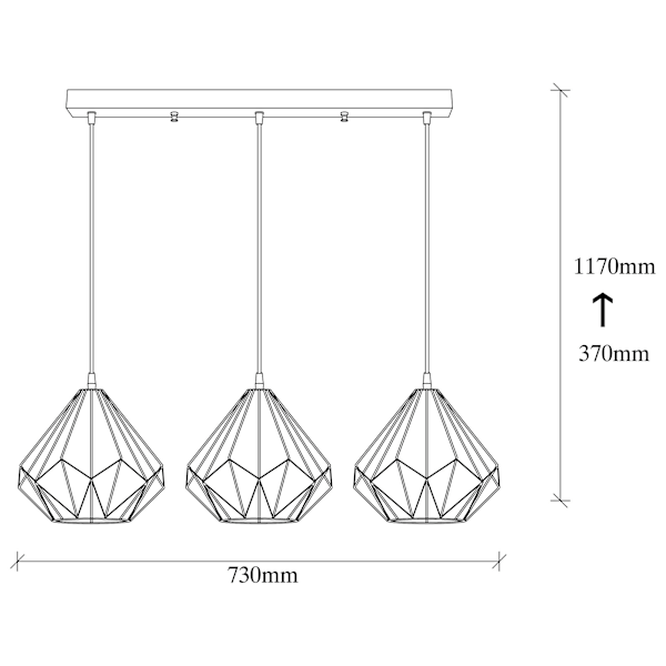 Ljuskrona Diamant - 704-S1