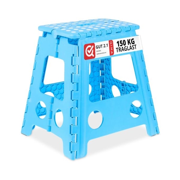 Taitettava jakkara XL sininen
