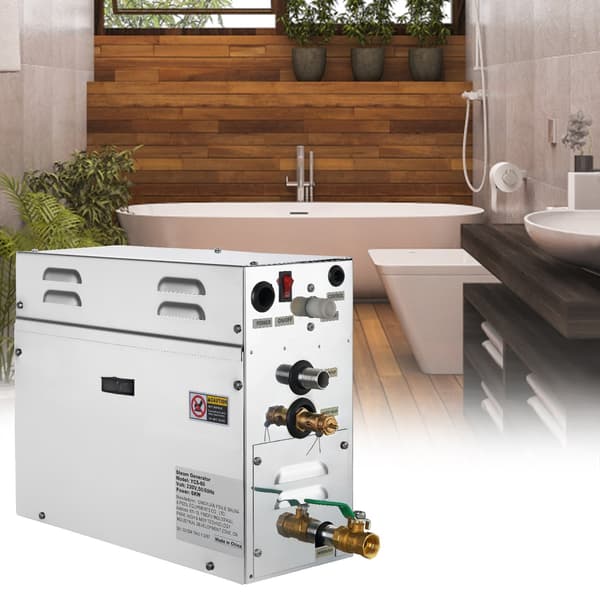 6kW ångduschgenerator, digital display, timer