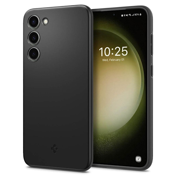 Let og ultratyndt beskyttelsescover til Samsung GALAXY S23 THIN FIT sort