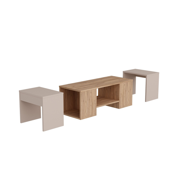 Soffbordsset Sartos - Atlantic Pine, Beige
