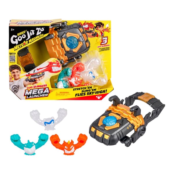 Goo Jit Zu Meteor Madness Mega Launcher-legetøjssæt