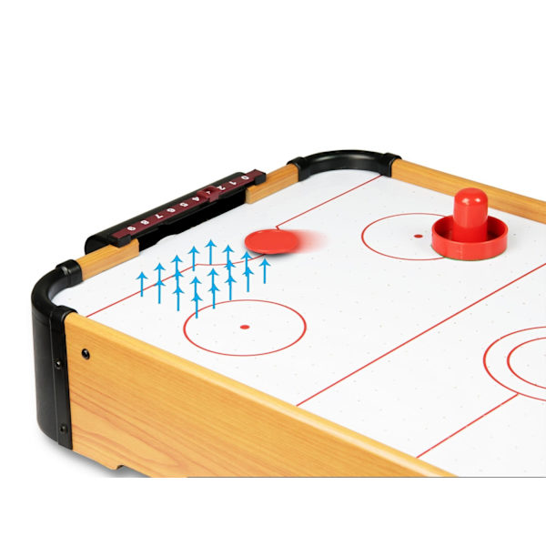 Air Hockey BordspelDen bärbara versionen av air hockey är den perfekta presenten för barn som älskar sportig tävlan.Snabba, dynamiska matcher