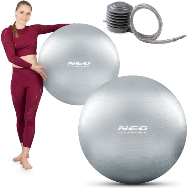 Træningsbold 75 cm NS-952 Sølv