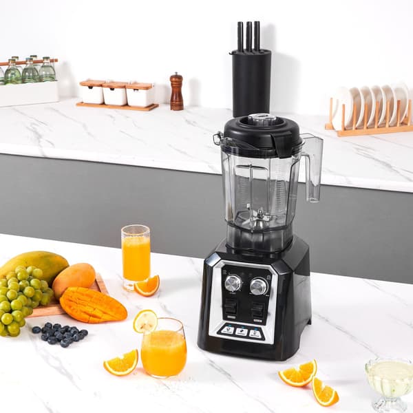 Professionel blender 2L, 2200W, 3 hastigheder, sort