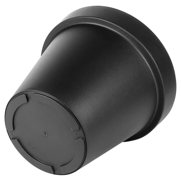 Havekrukke i plast sort rund 39 cm