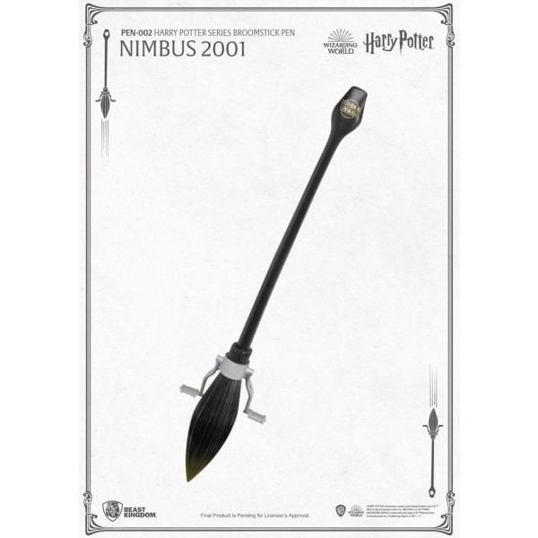 Harry Potter Pen Nimbus 2001 Kosteskaft 29 cm