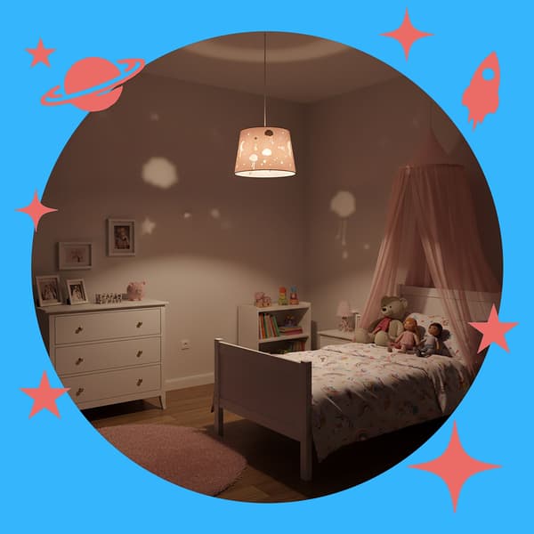 Hængelampe til børneværelset – Night Sky Design