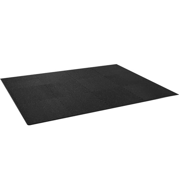Sammankopplande gymmattor, 12-pack, 12,7 mm tjocka