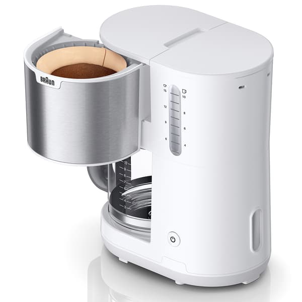 Kaffebryggare, 1,5 l kapacitet, vit