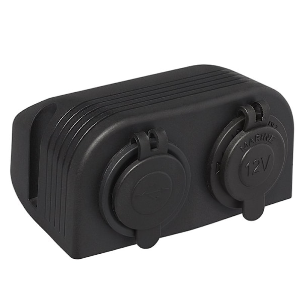 Pinta-asennussarja: pistoke DIN + USB-portti kaksoistyyppi A 2x2