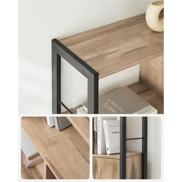 Industriel bogreol med justerbare hylder