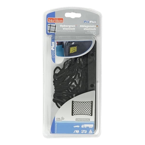 Opbevaringsnet elastik 24x18cm med plastramme NS-8