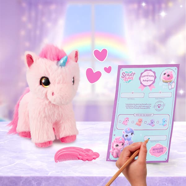Scruff-a-Luvs Rescue Pet Unicorn Leksak, 19 cm