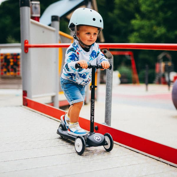 Space Scooter til børn, foldbart, justerbart styr