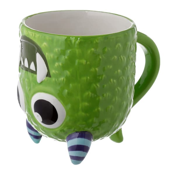 Vihreä 3D-muki, tilavuus 550 ml, Monstruo Monstarz Design